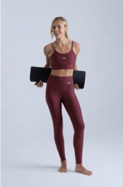 Conjunto Fitness Legging SoftBlack + Top Alça Digital Açaí Proteção UV50+
